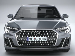 아우디 A8 2022 3D 모델