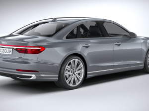 Audi A8 2022 3D Model