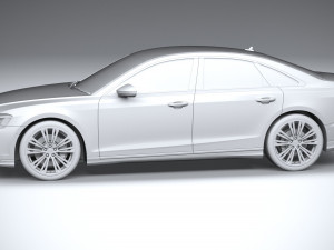 Audi A8 2022 3D Model