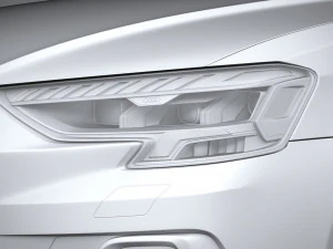 아우디 A8 2022 3D 모델