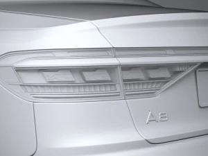 아우디 A8 2022 3D 모델