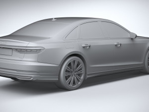 Audi A8 2022 3D Model