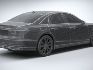 Audi A8 2022 3D Model