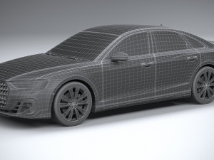 Audi A8 2022 3D Model