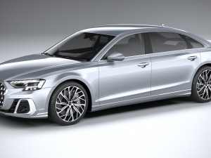 Audi A8L 2022 3D 模型