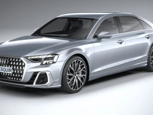 Audi A8L 2022 3D Model