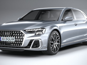 Audi A8L 2022 3D 모델