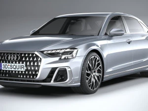 Audi A8L 2022 3D Model