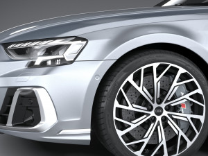 Audi A8L 2022 3D 모델