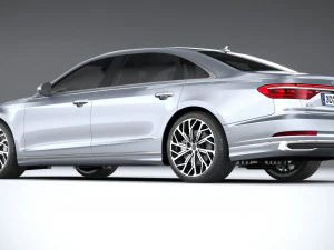 Audi A8L 2022 3D Model