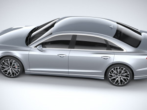 Audi A8L 2022 3D 모델
