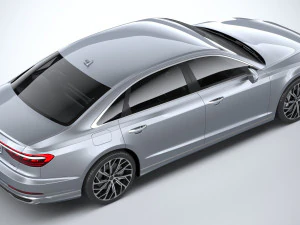 Audi A8L 2022 3D Model