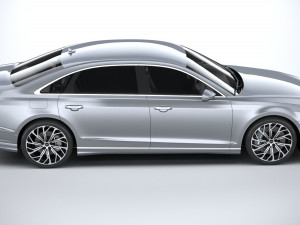 Audi A8L 2022 3D 모델