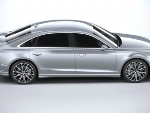 Audi A8L 2022 3D Model