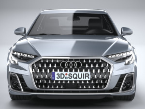 Audi A8L 2022 3D 모델
