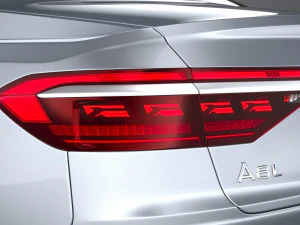 Audi A8L 2022 3D Model