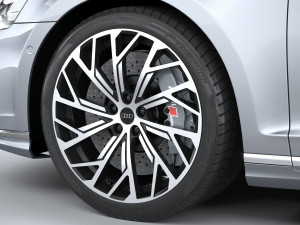 Audi A8L 2022 3D 모델