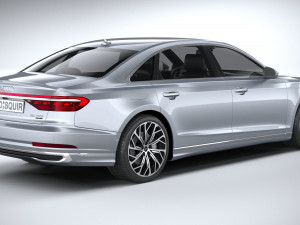 Audi A8L 2022 3D 모델