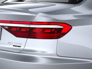 Audi A8L 2022 3D 모델