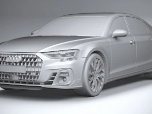 Audi A8L 2022 3D Model