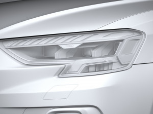 Audi A8L 2022 3D 모델