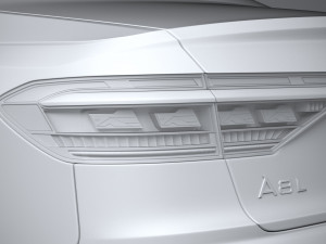 Audi A8L 2022 3D 모델