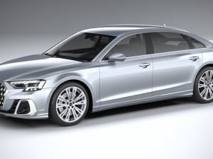 Audi A8L 2022 3D 모델
