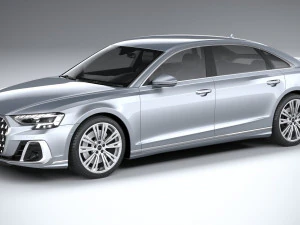 Audi A8L 2022 3D Model