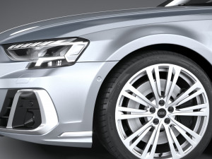 Audi A8L 2022 3D 모델