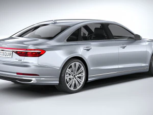 Audi A8L 2022 3D Model