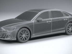 Audi A8L 2022 3D 모델