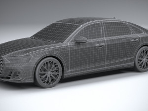 Audi A8L 2022 3D 모델