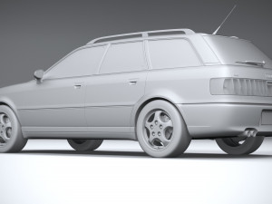 Audi RS2 Avant 1994 Modelo 3D