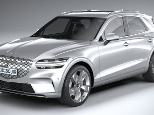 Genessis Electrified GV70 2023 3D Модель