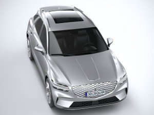 Genessis Electrified GV70 2023 3D Модель