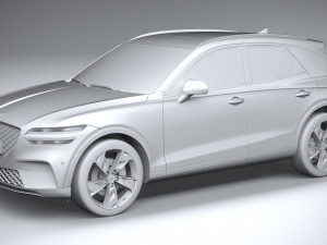 Genessis Electrified GV70 2023 3D Модель