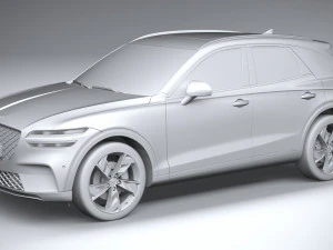 Genessis Electrified GV70 2023 3D Model
