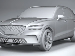 Genessis Electrified GV70 2023 3D Model