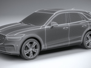 Genessis Electrified GV70 2023 3D Модель