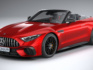 Mercedes-Benz SL 63 AMG 2022 3D Model