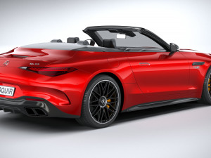 Mercedes-Benz SL 63 AMG 2022 3D Model