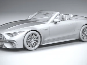 Mercedes-Benz SL 63 AMG 2022 3D Model
