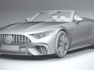 Mercedes-Benz SL 63 AMG 2022 3D Model