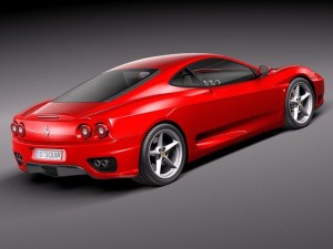 Ferrari 360 Modena coupe Modèle 3D