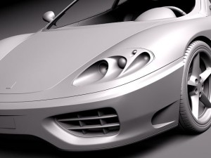 Ferrari 360 Modena coupe Modèle 3D