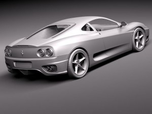 Ferrari 360 Modena coupe Modèle 3D