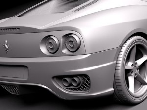 Ferrari 360 Modena coupe Modèle 3D