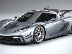 Generic Hypercar 2022 Model 3D