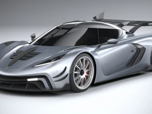Generic Hypercar 2022 3D Model