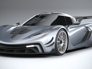 Generic Hypercar 2022 Model 3D